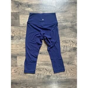 Align Crop Legging 19" Navy Blue Size 6